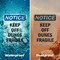 Signmission Keep Off Dunes Fragile, 10 in W x Rectangle, Plastic OS-2PACK-NS-P-1014-V-13819 - alternate 2